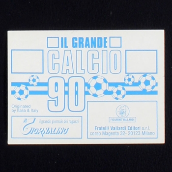Diego Maradona Vallardi Sticker No. 417 - Il Grande Calcio 90