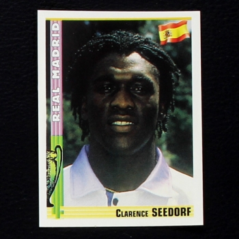 Clarence Seedorf Panini Sticker No. 109 - Euro Football 1998-99