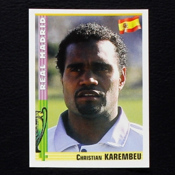 Christian Karembeu Panini Sticker No. 107 - Euro Football 1998-99