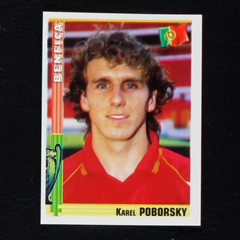 Karel Poborsky Panini Sticker No. 75 - Euro Football 1998-99