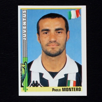 Paolo Montero Panini Sticker No. 51 - Euro Football 1998-99