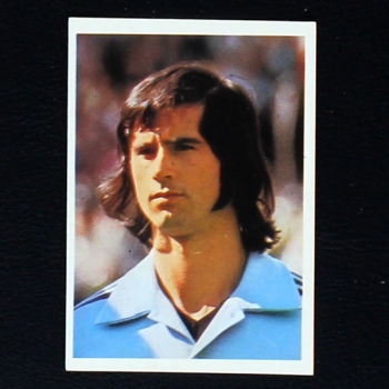 Gerd Müller Bergmann Sticker No. 23 - Fußball WM 74