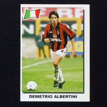 Demetrio Albertini Panini Sticker No. 81 - Super Futebol 99