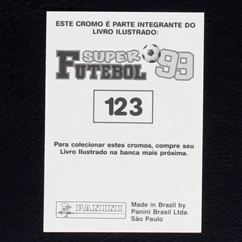 Joao Pinto Panini Sticker No. 123 - Super Futebol 99
