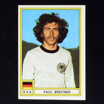 Paul Breitner Panini Sticker No. 355 - Football 76