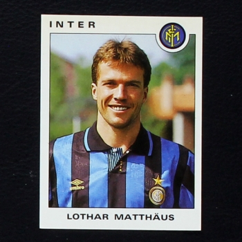 Lothar Matthäus Panini Sticker No. 163 - Calciatori 1991