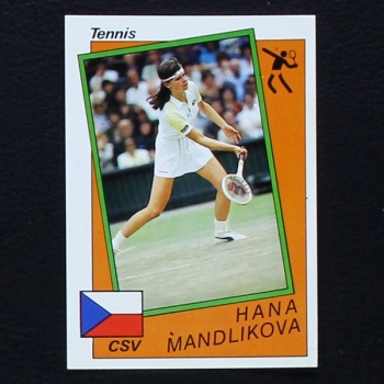 Hana Mandlikova Panini Sticker No. 197 - Supersport 1987
