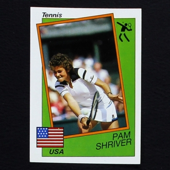 Pam Shriver Panini Sticker No. 193 - Supersport 1987