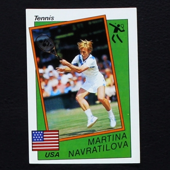 Martina Navratilova Panini Sticker No. 195 - Supersport 1987