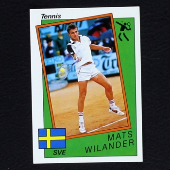 Mats Wilander Panini Sticker No. 183 - Supersport 1987