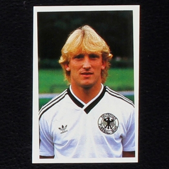 Andreas Brehme Flash Sticker No. 341 - Mexico 86