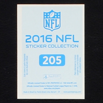 Travis Kelce Panini Sticker No. 205 - Football 2016 NFL