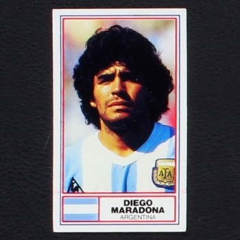 Diego Maradona Rothmans Card - Football International Stars 1984