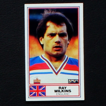 Ray Wilkins Rothmans Card - Football International Stars 1984