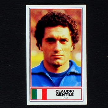 Claudio Gentile Rothmans Card - Football International Stars 1984