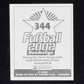 Stefan Effenberg Panini Sticker No. 344 - Fußball 2002