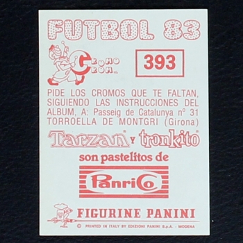 Antonio Cabrini Panini Sticker No. 393 - Futbol 83