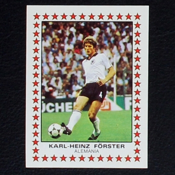 Karl-Heinz Förster Panini Sticker No. 395 - Futbol 83