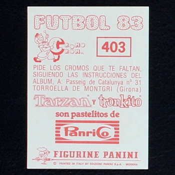 Grzegorz Lato Panini Sticker No. 403 - Futbol 83
