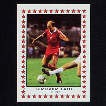 Grzegorz Lato Panini Sticker No. 403 - Futbol 83
