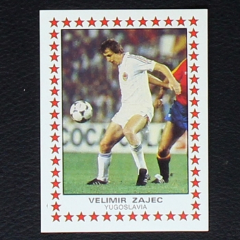Velimir Zajec Panini Sticker No. 418 - Futbol 83
