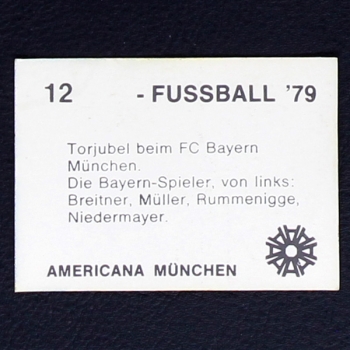 Gerd Müller Americana Sticker No. 12 - Fußball 79