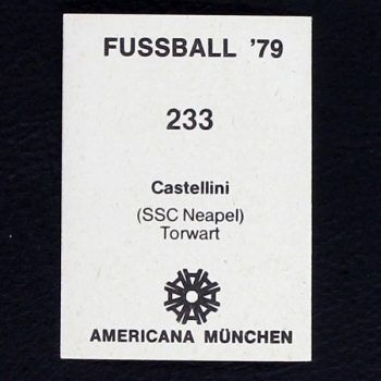 Castellini Americana Sticker No. 233 - Fußball 79
