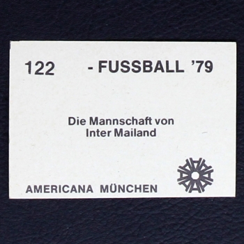 Inter Mailand Team Americana Sticker No. 122 - Fußball 79