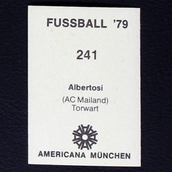Albertosi Americana Sticker No. 241 - Fußball 79