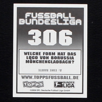Marco Reus Topps Rookie Sticker No. 306 - Fußball 2009