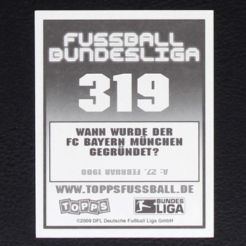 Philipp Lahm Topps Sticker No. 319 - Fußball 2009