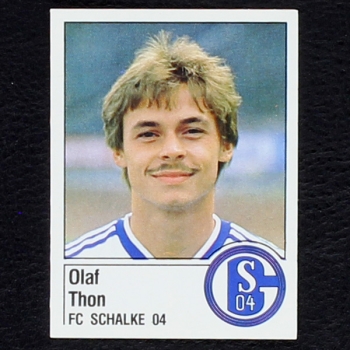 Olaf Thon Panini Sticker No. 123 - Fußball 87