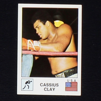 Cassius Clay Panini Sticker ohne Nummer - Sport Vedettes promo