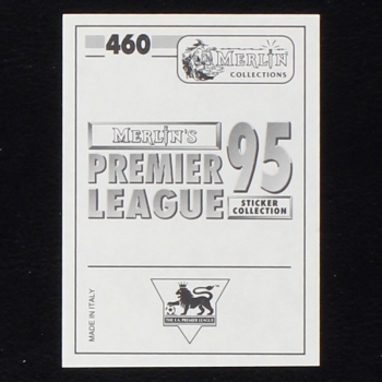 Jürgen Klinsmann Merlin Sticker No. 460 - Premier League 95