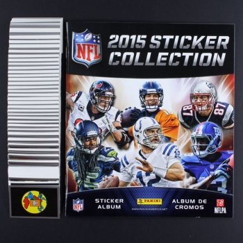 NFL Football 2015 Panini Sticker Album komplett
