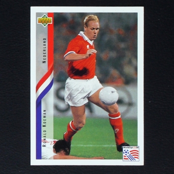 Ronald Koeman Upper Deck Trading Card No. 138 - USA 94
