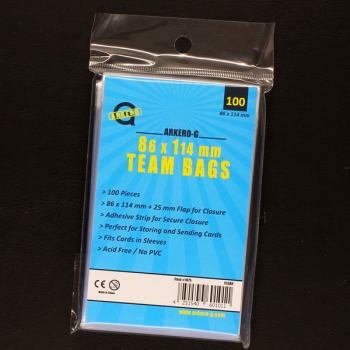 100 Arkero Team Bags - schützen Sticker, Tüten und Cards