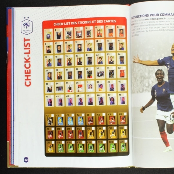 Au plus pres des Bleus Panini Sticker Album komplett
