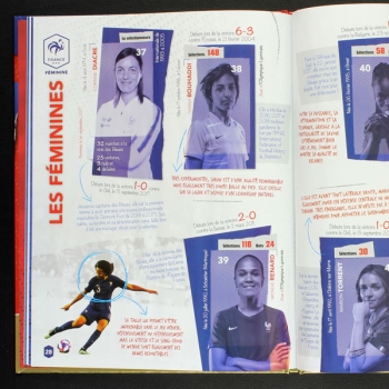 Au plus pres des Bleus Panini Sticker Album komplett