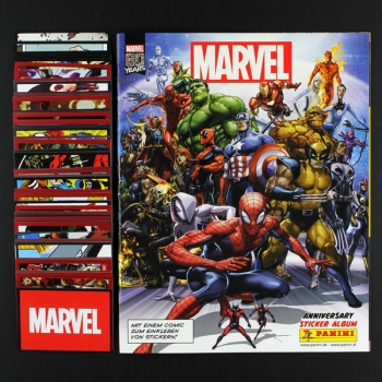 Marvel 80 Years Panini Album komplett 192 Sticker
