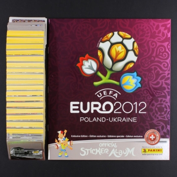 Euro 2012 Panini Sticker Album komplett Swiss Variante