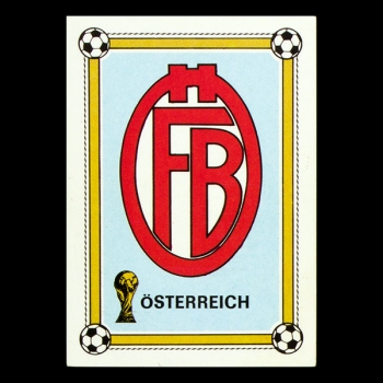 Österreich Panini Sticker Argentina 78