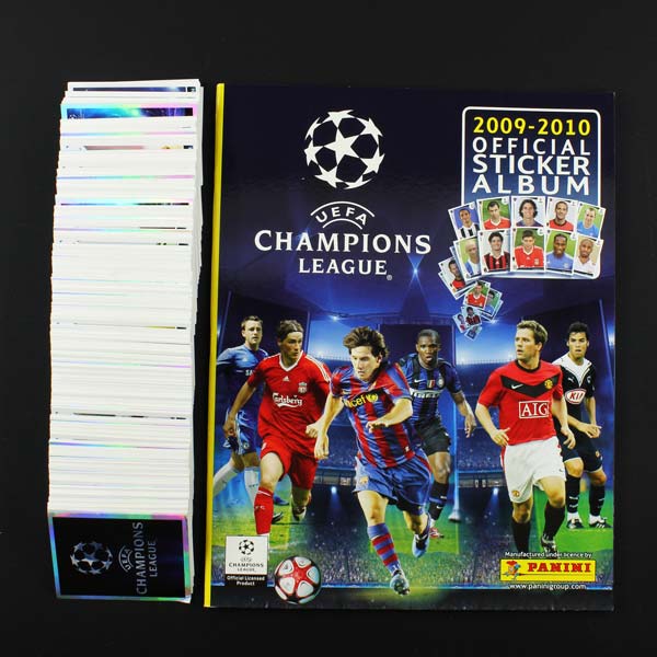 Panini Champions League 2009/2010 50 bolsas = 250 sticker cl 09/10