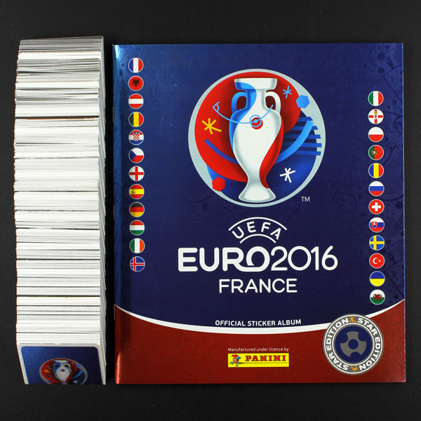 Tüte Panini ALBUM EURO 2016 Schweiz Star Edition France EM 2016 Leeralbum 