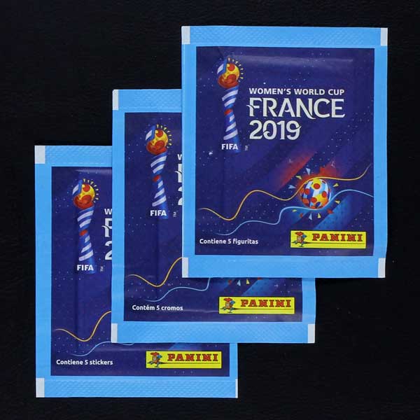 PANINI WOMEN´S WORLD CUP FRANCE 2019  BRAZIL VERSION  "Contiene 5 stickers" 