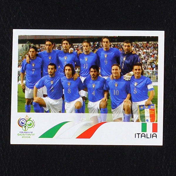 PANINI 321 équipe Italia Italie FIFA Coupe du Monde 2006 Germany 