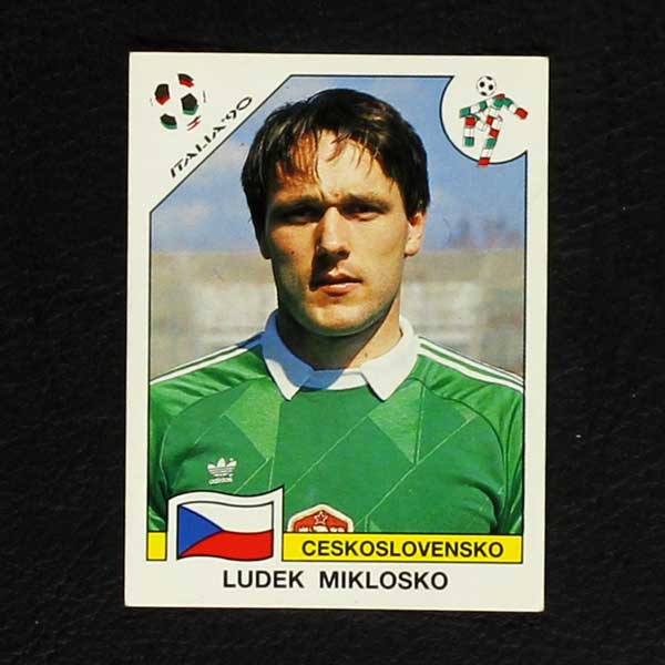 Italia 90 Nr. 078 Panini Sticker Ludek Miklosko StickerWorldwide
