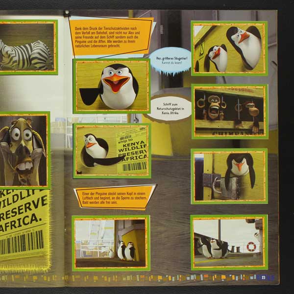 Album Complet Madagascar Inclus 24 Jetons et 90 Cartes Stickers à Coller !