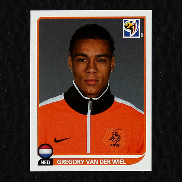 Gregory Van Der Wiel #341 South Africa 2010 Fifa World Cup Panini