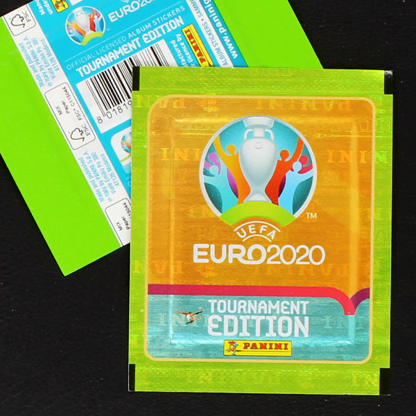 Tüte grün top !!! 1x volle Kauf Panini UEFA Euro 2020 Lidl-Edition 